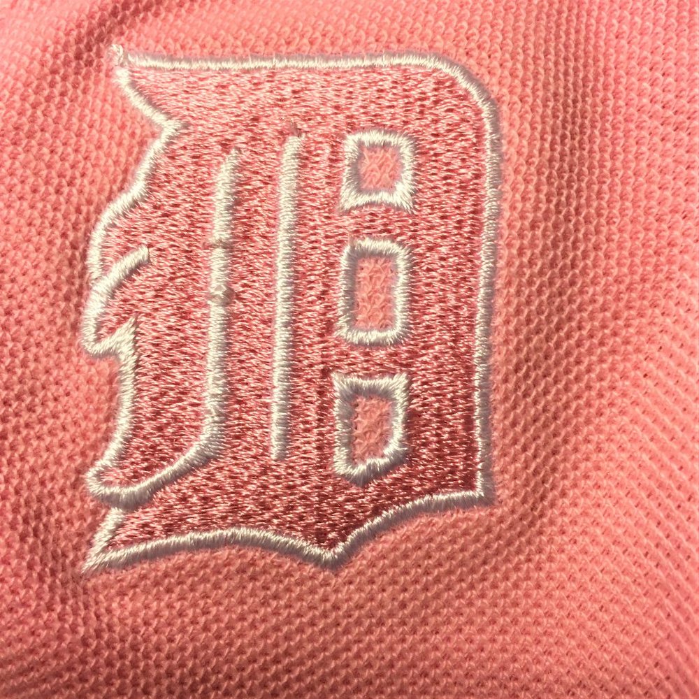 ADIDAS Detroit Baseball Fan Pink Polo Dress   0-3M - Picture 4 of 10